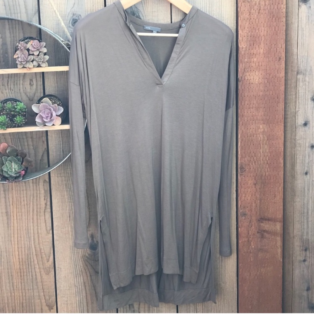 Vince Taupe Tunic